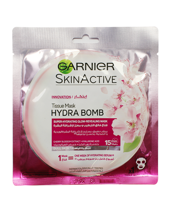 Garnier Skin Active Tissue Mask Pink – Hypermall Online Store